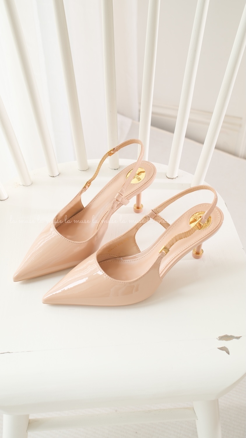 Giày cao gót slingback nữ Alba