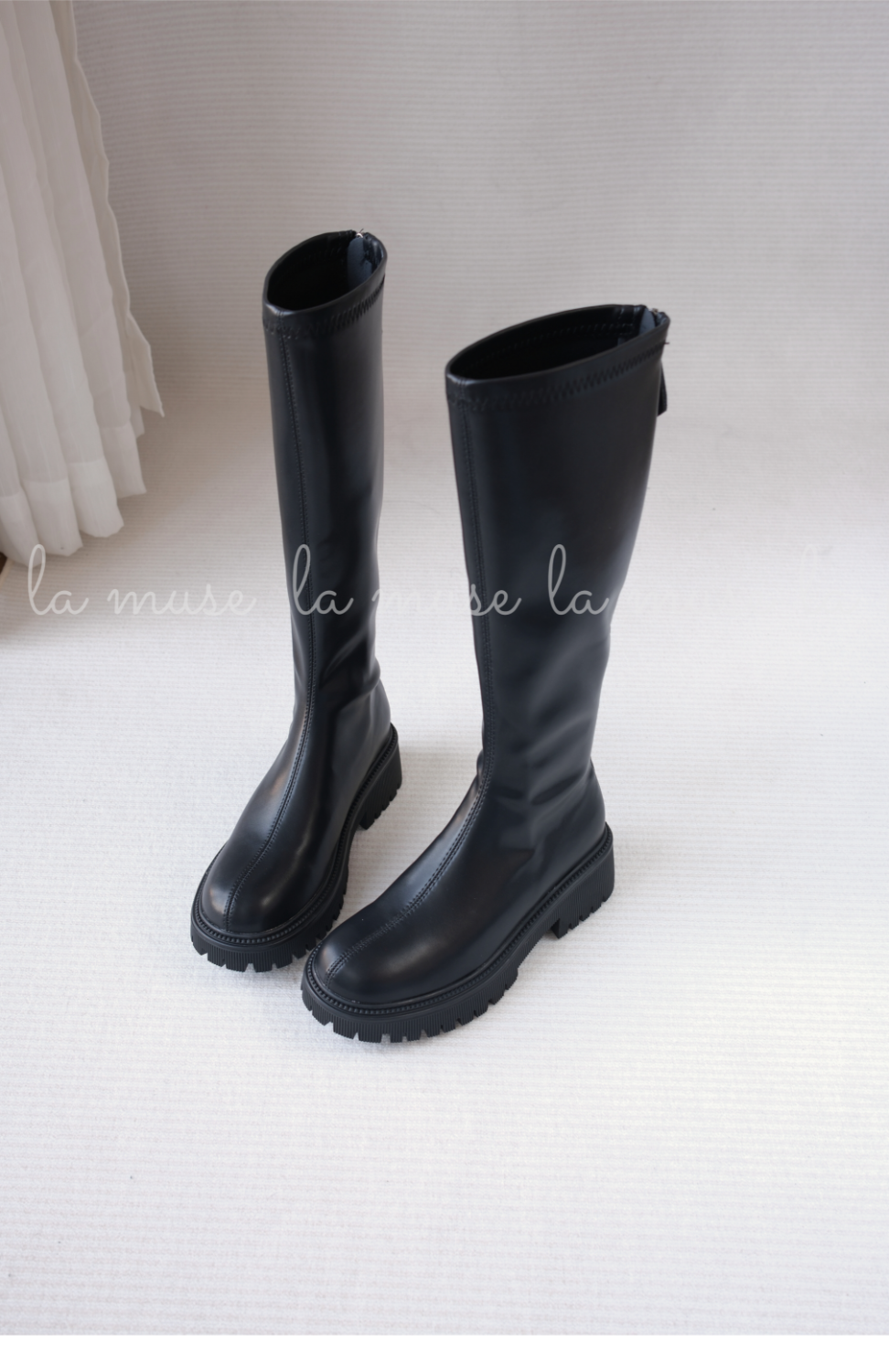 Boots gối cao cổ nữ Amanda