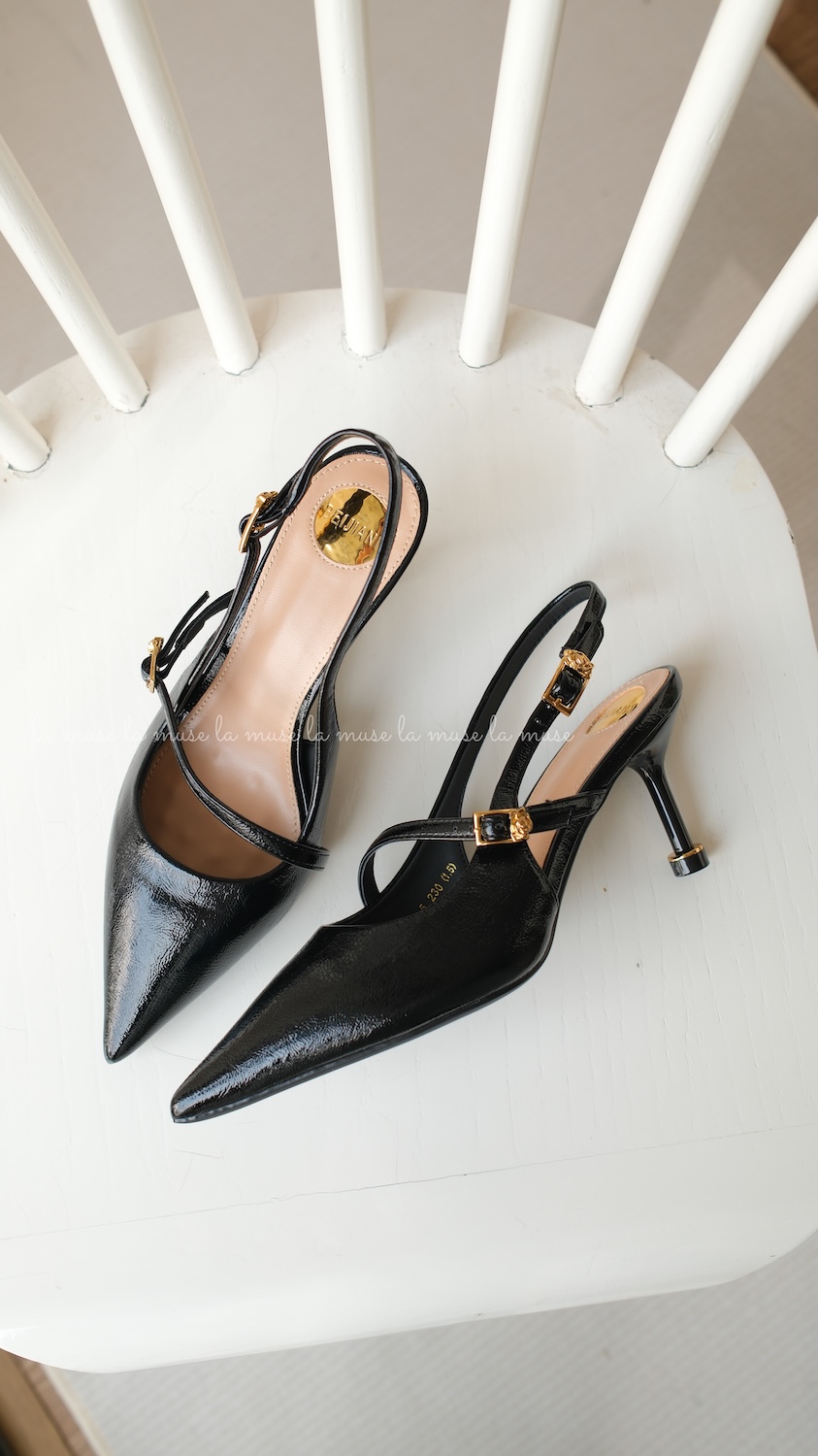 Giày cao gót slingback nữ Chipi