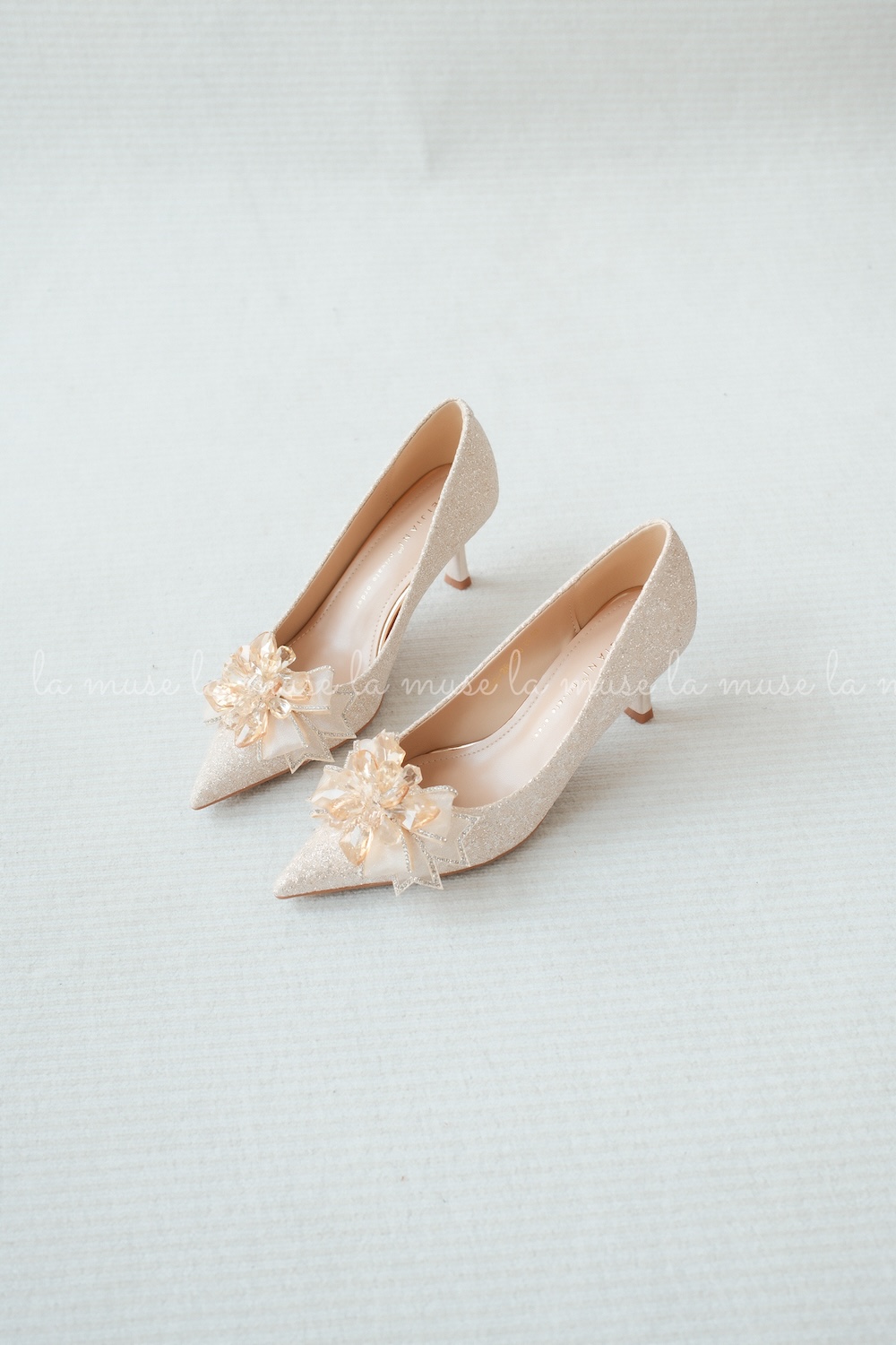 Giày cao gót lấp lánh Fian