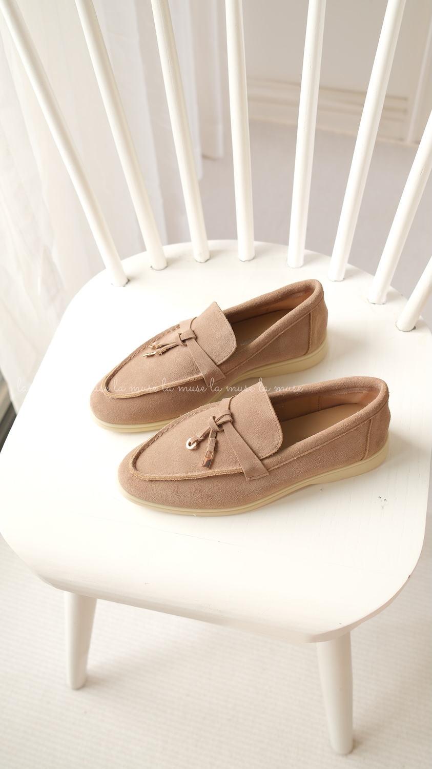 Giày lười loafer cao gót nữ Hapiz