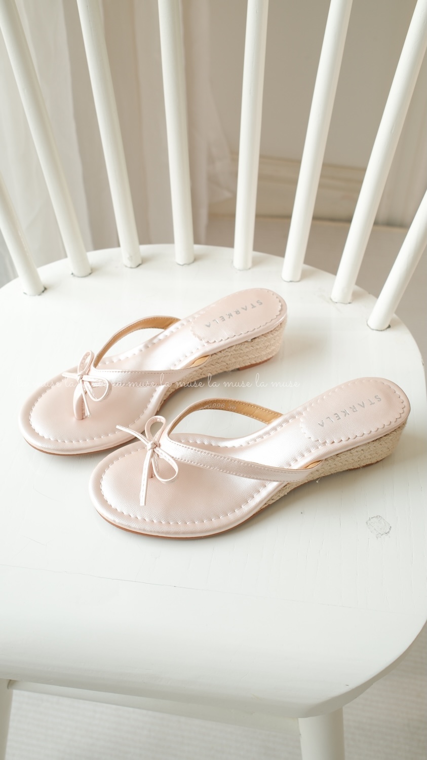 Guốc cao gót nữ vải nơ Jeji