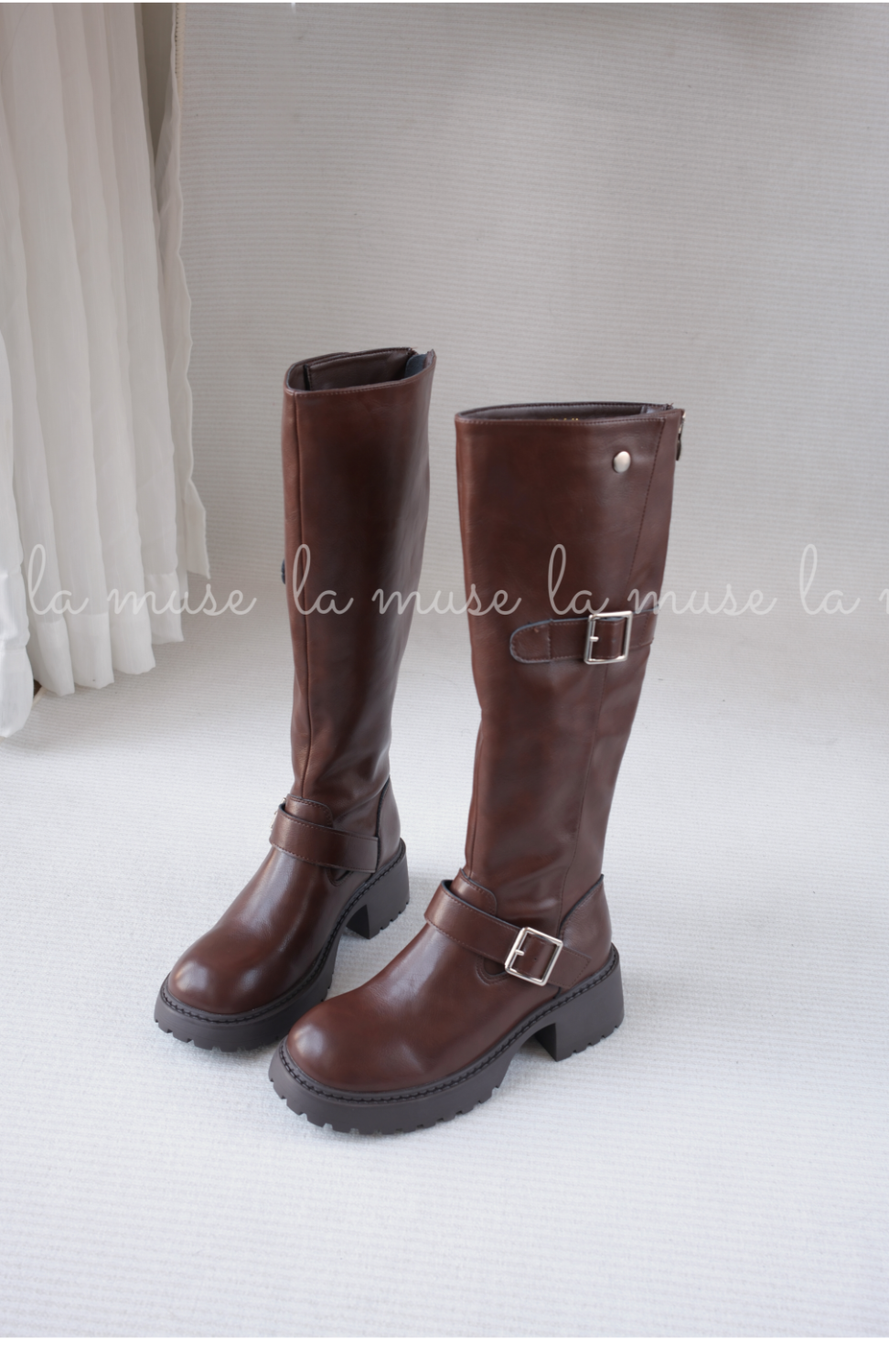 Boots gối cao cổ nữ Lindsay