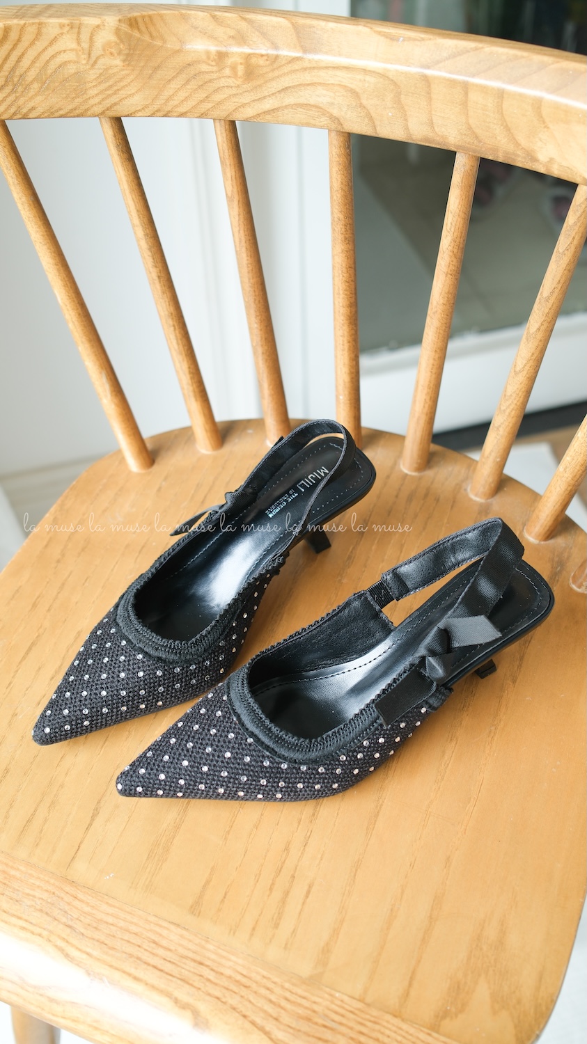 Giày cao gót slingback nữ Maggie