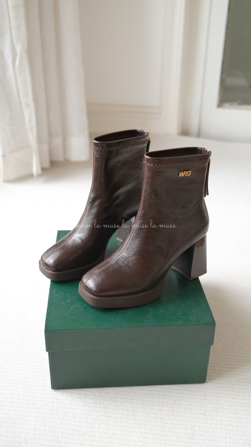 Boots cao gót nữ Plati