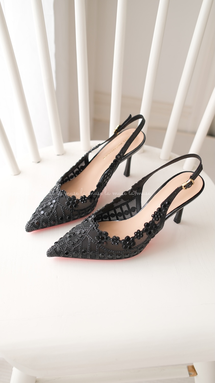 Giày cao gót slingback nữ Priti