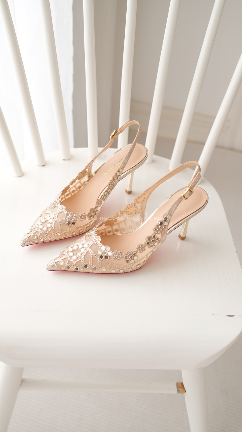 Giày cao gót slingback nữ Priti