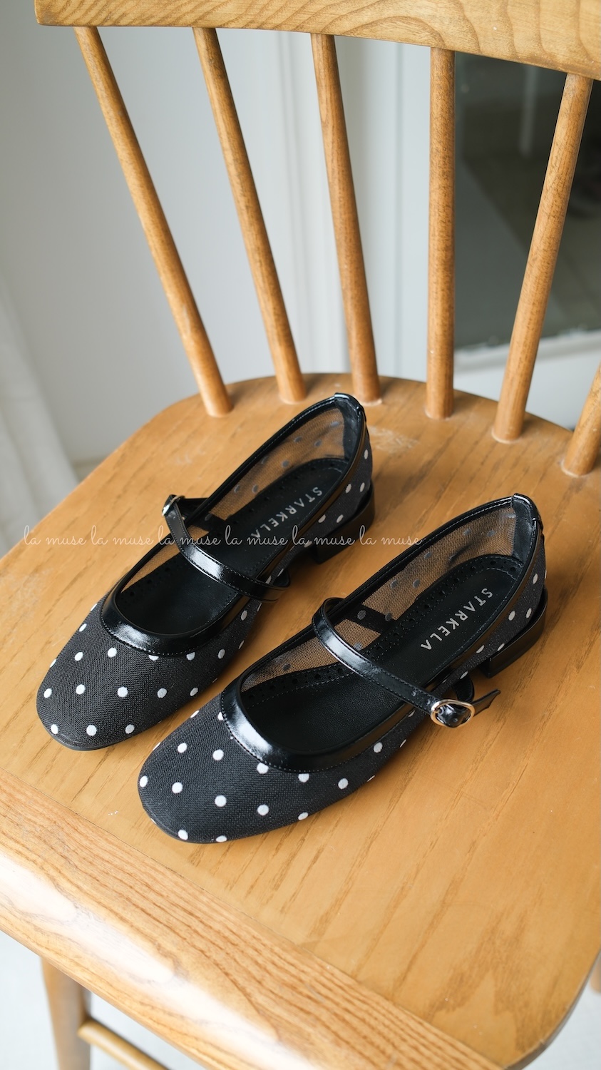 Giày búp bê mary jane bệt Puka