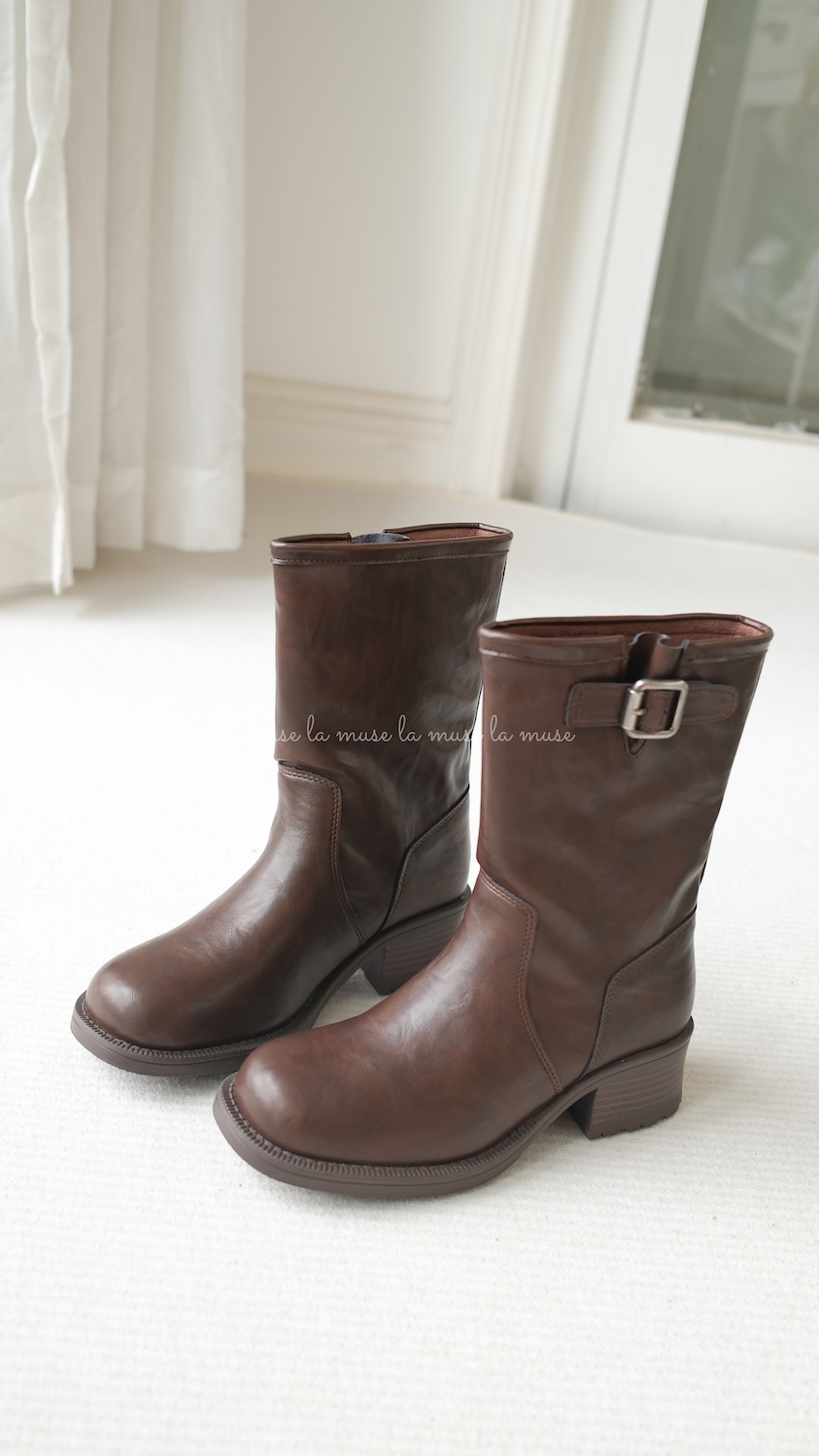 Boots cao gót nữ Rain