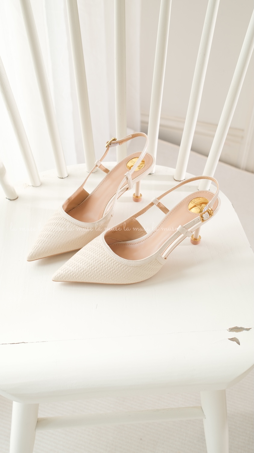 Giày cao gót slingback nữ Ritter