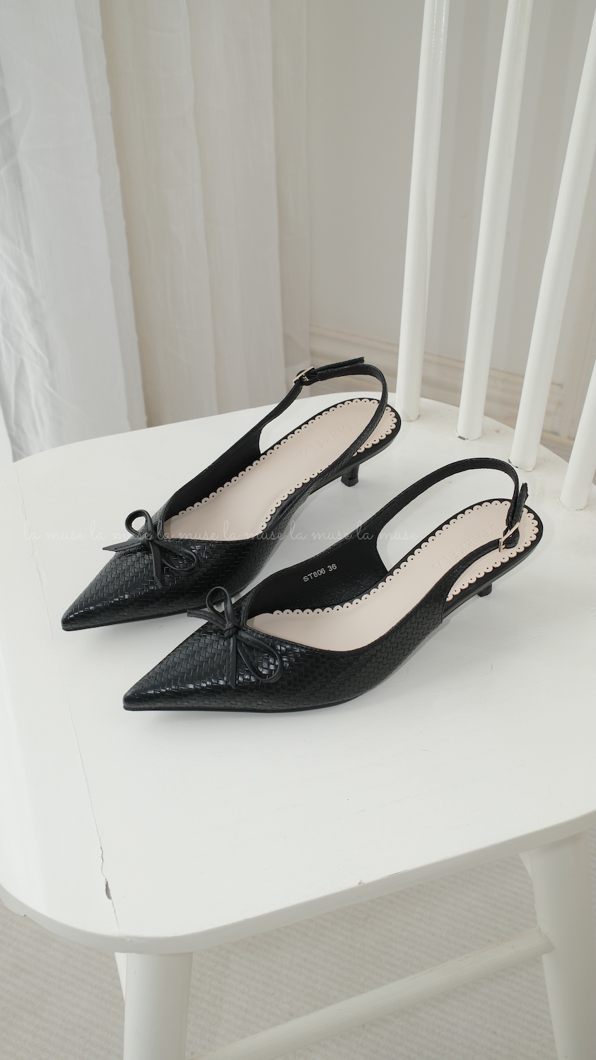 Giày cao gót slingback nữ Steen