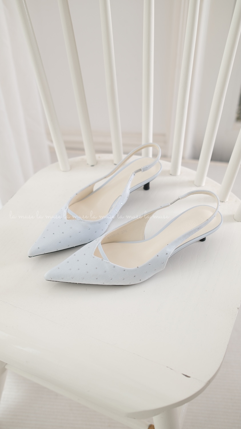 Giày cao gót slingback nữ Thaoti