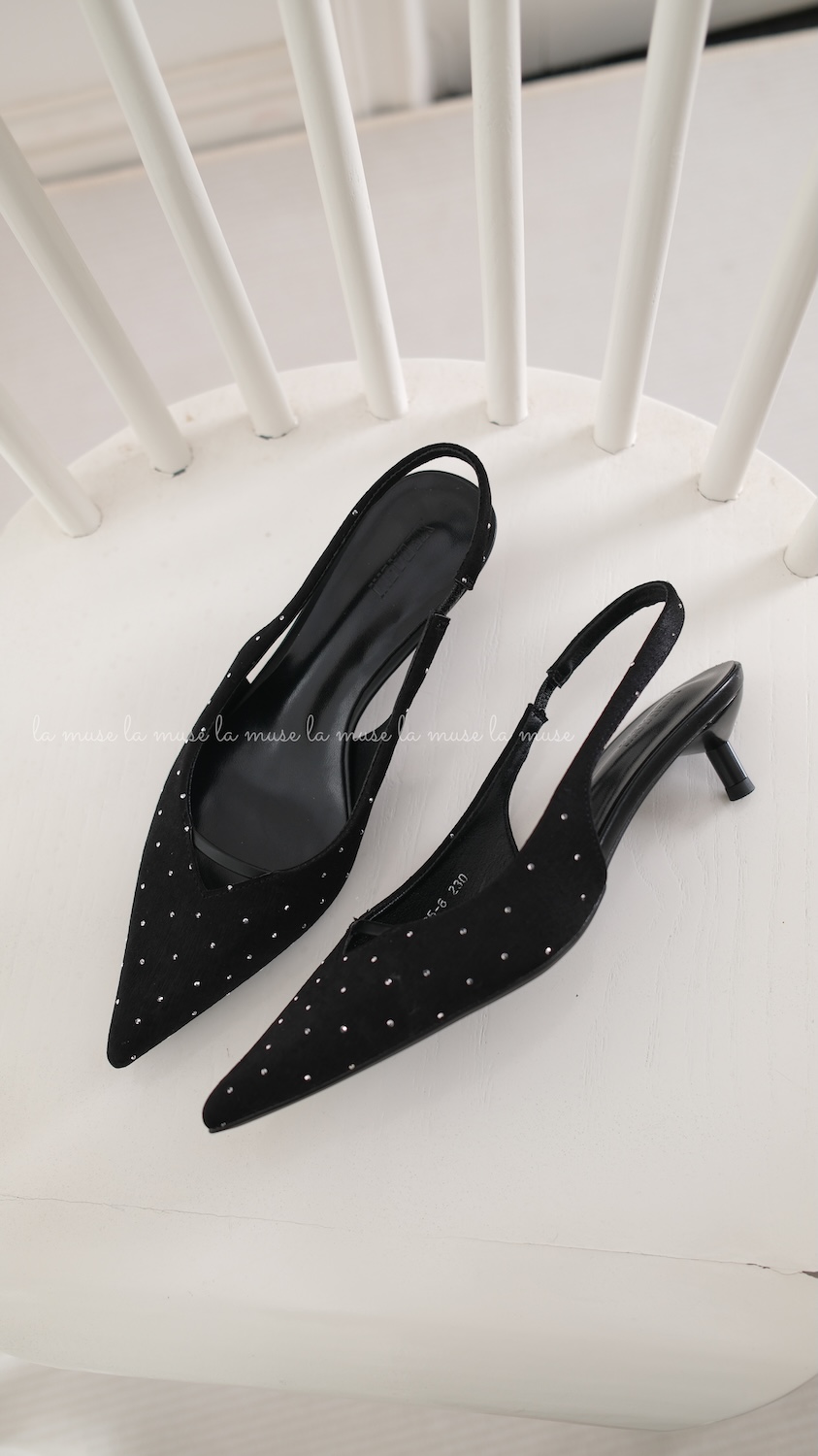 Giày cao gót slingback nữ Thaoti