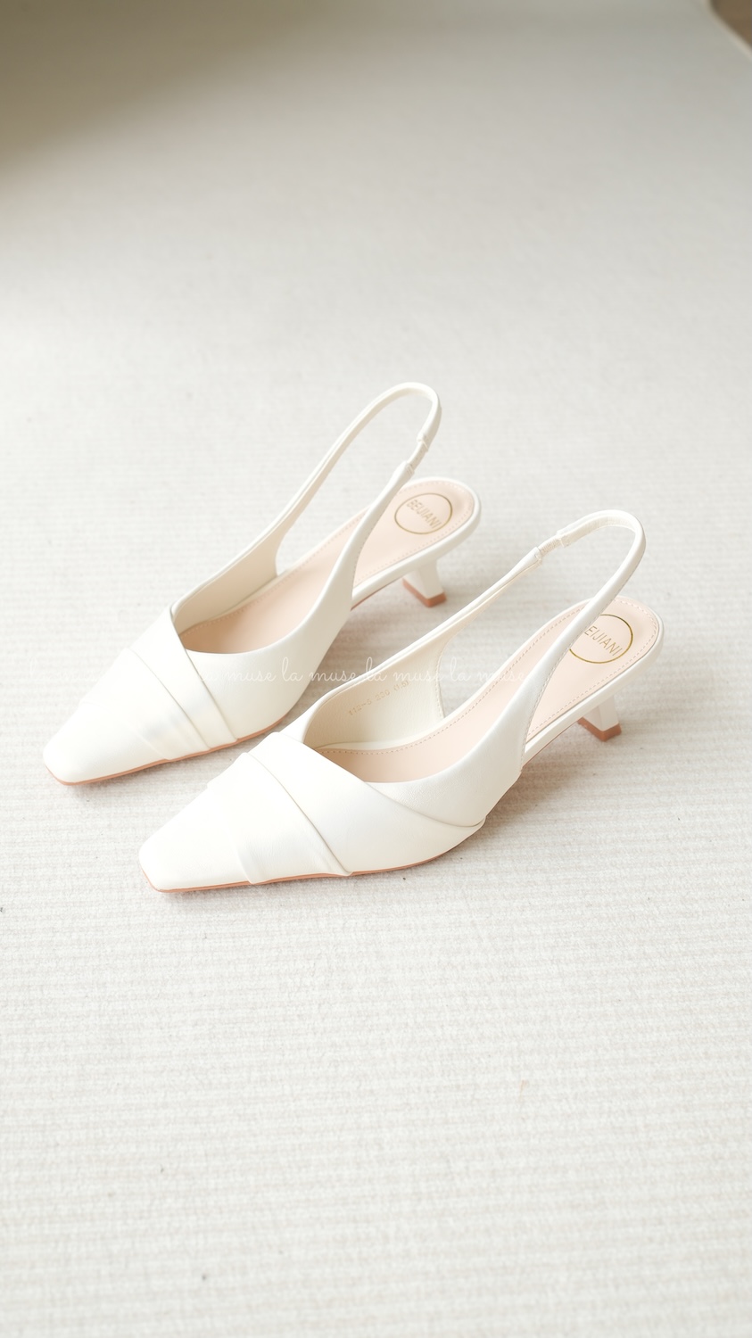 Giày cao gót slingback nữ Welli