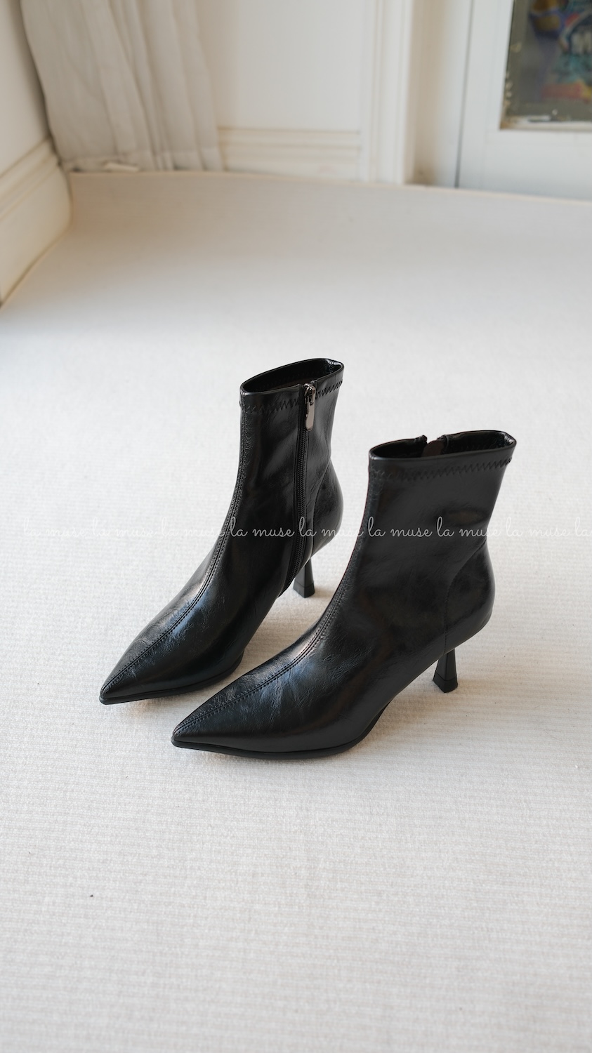 Boots cao gót nữ Yeon