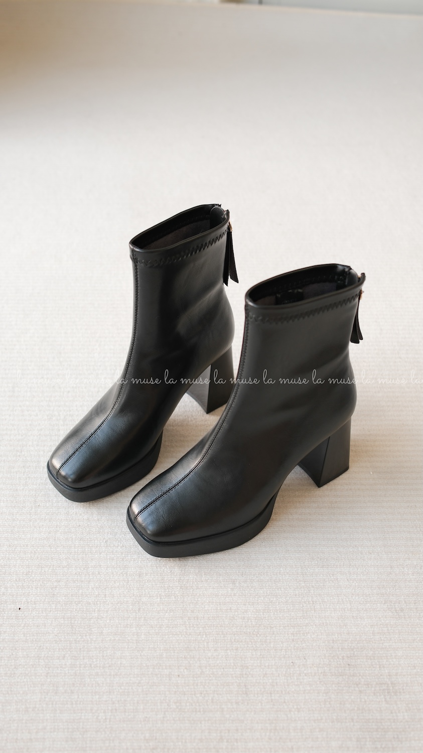 Boots cao gót nữ Youni