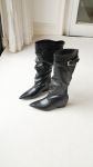 Boots gối đế thấp nữ Bromi