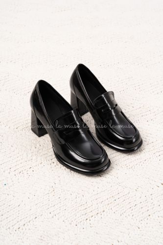Giày lười loafer cao gót nữ Cooper
