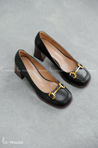 Giày loafer cao gót Cruz