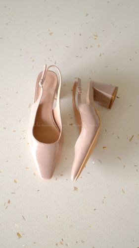 Giày cao gót slingback nữ Eugene