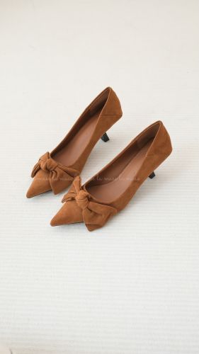 Giày cao gót nữ da lộn Exa