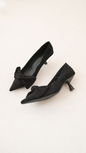 Giày cao gót nữ da lộn Exa