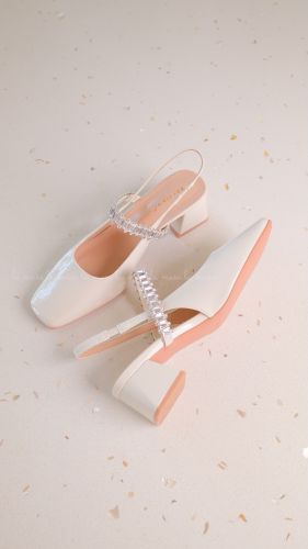 Giày cao gót slingback nữ Farago