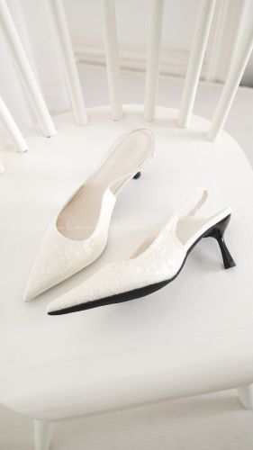 Giày cao gót slingback nữ Gabong