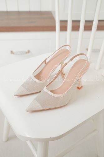 Giày cao gót slingback nữ Gracia