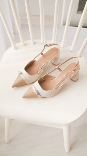 Giày cao gót slingback nữ Hara