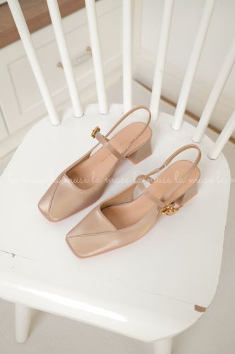 Giày cao gót slingback nữ Kohi