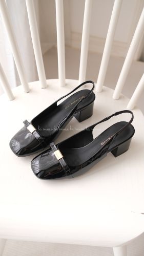 Giày cao gót slingback nữ Linhien