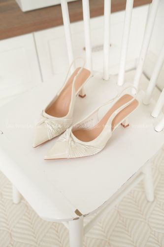 Giày cao gót slingback nữ Lipa
