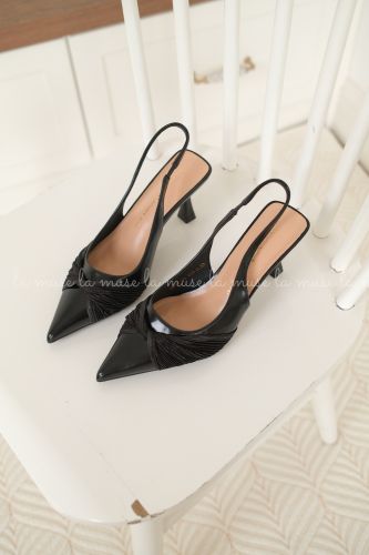 Giày cao gót slingback nữ Lipa