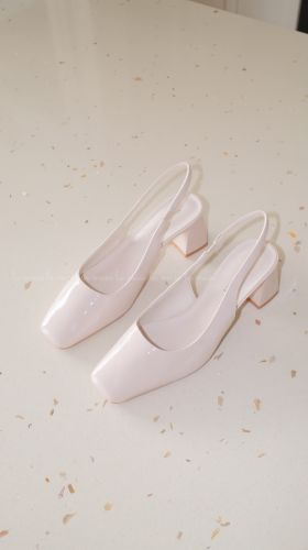 Giày cao gót slingback nữ Lixian