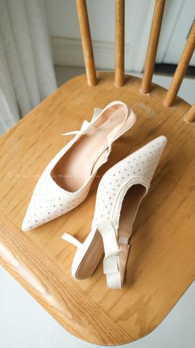 Giày cao gót slingback nữ Maggie
