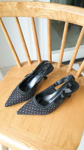 Giày cao gót slingback nữ Maggie