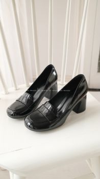Giày lười loafer cao gót nữ Manle