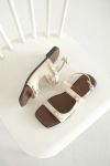 Giày sandal quay hậu đế bệt Mauro