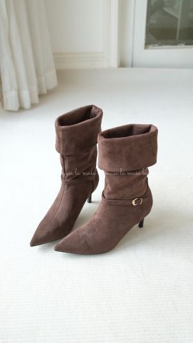 Boots cao gót nữ Peaki