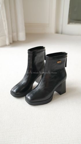 Boots cao gót nữ Plati
