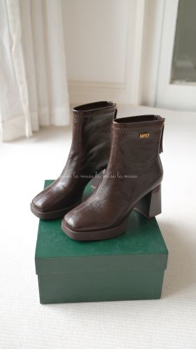 Boots cao gót nữ Plati
