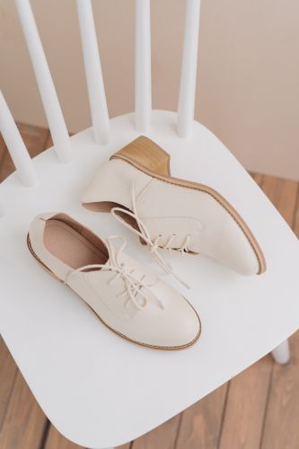 Giày nữ oxfords cao gót Lya
