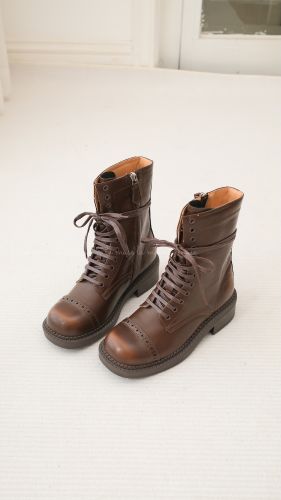 Boots buộc dây nữ Qilan