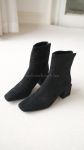 Boots cao gót da lộn nữ Staz