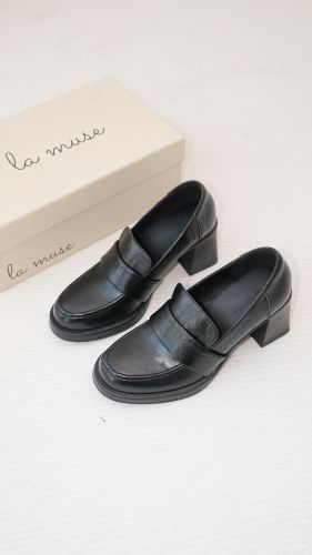 Giày lười loafer cao gót nữ Sumin