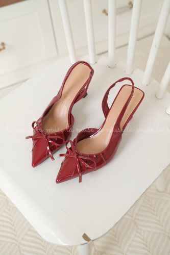 Giày cao gót slingback nữ Sunmah