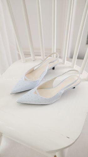 Giày cao gót slingback nữ Thaoti