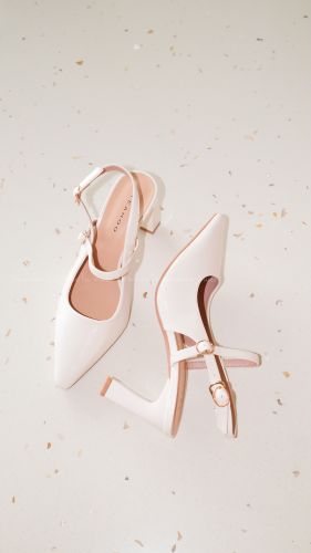 Giày cao gót slingback nữ Trazzi