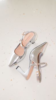 Giày cao gót slingback nữ Trazzi